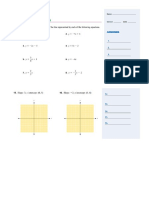 Exercises on Slopes and Equation of a Line