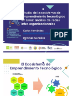 Estudio Del Ecosistema de Emprendimiento Tecnológico en Lima - Análisis de Redes Inter-Organizacionales