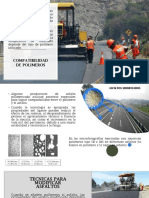 Compatibilidad de polímeros produce asfalto estable