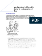 Cómo Ser Un Mal Profesor I