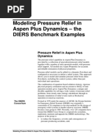 Aspen Plus Dynamics DIERS Benchmarks