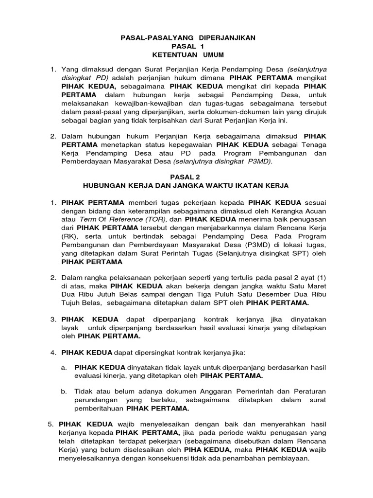 Contoh Surat Pemberitahuan Kontrak Tidak Diperpanjang 