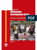 Localizing The Millenium Development Goals A Guide For Local Authorities and Partners