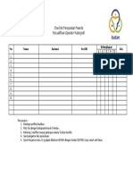 CheckList Syarat Peserta