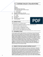 Unit 2 Export Policy Framework: 2.0 Objectives