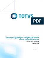 Termo de Capacitação - CTB P11 - Integração Contábil