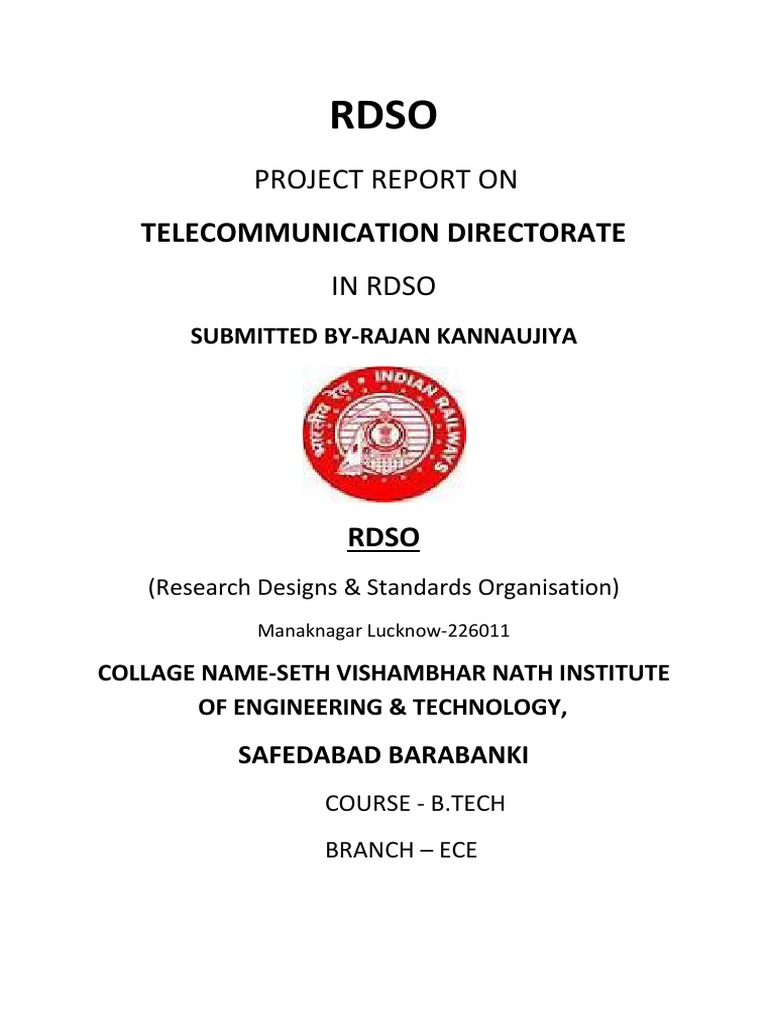 Project Report On: Telecommunication Directorate | PDF | Science ...