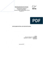 2do Examen A Distancia de Psicopatologia Profesor Darwin Ramirez