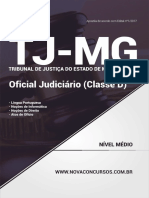 Ab020 - 2017 - TJ - MG - Oficial Judici Rio Classe D - 497 P Ginas