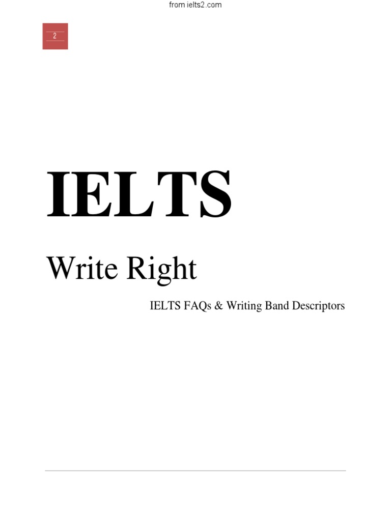 IELTS Writing Right - From | PDF | International English Language ...