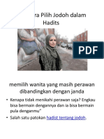 Contoh Hadist Untuk Mempertimbangkan Tentang Jodoh