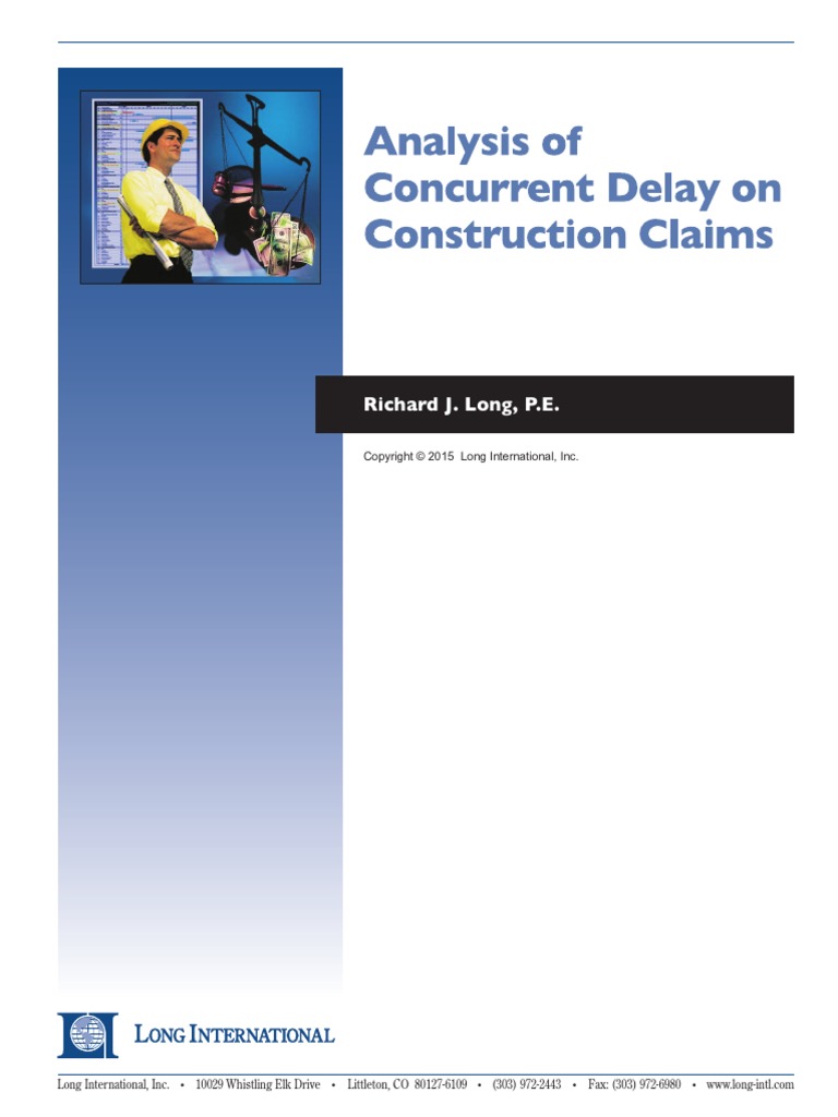 Long Intl Analysis of Concurrent Delay On Construction Claims | PDF ...