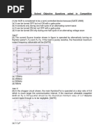 Power Electronics Solved Objective Questions Asked in Competitive Exams