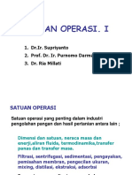 SATUAN OPERASI PANGAN