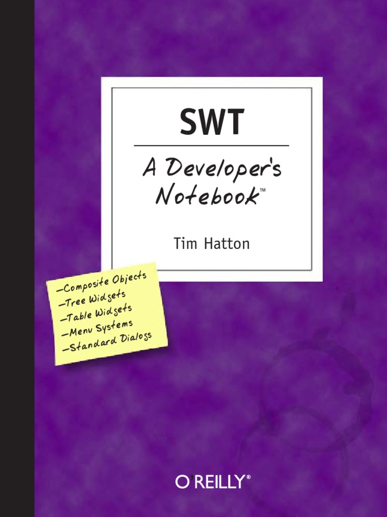 SWT - A Developers' Notebook - ch15 | PDF | Widget (Gui) | Graphical ...