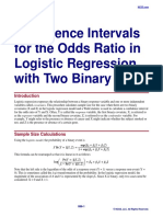 Confidence Intervals For The Odds Ratio in Logistic Regression With Two Binary X's PDF