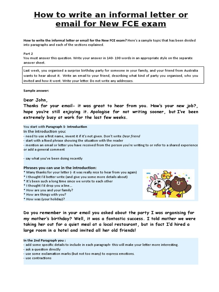 AD23 - How To Write An Informal Email
