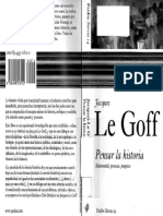 Jacques Le Goff - Pensar la Historia.pdf