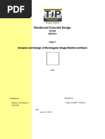 Reinforced Concrete Design: Analysis and Design of Rectangular Singly Reinforced Beam