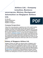 Singapore Airlines Ltd.docx