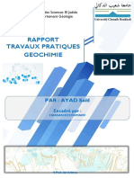 Rapport TP Géochimie BIKARNAF