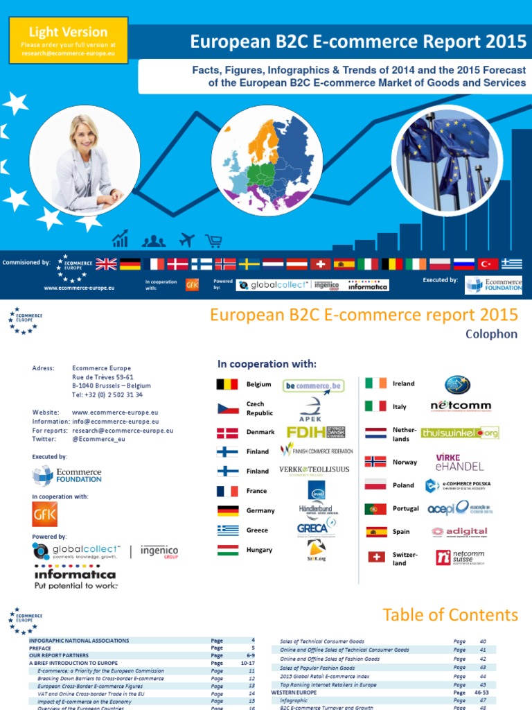 European b2c e Commerce Report 2015 | PDF | E Commerce | European Union