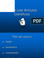 Cómo leer articulos científicos