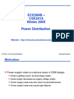 ECE260B - CSE241A Winter 2005 Power Distribution: Website: Http://vlsicad - Ucsd.edu/courses/ece260b-W05