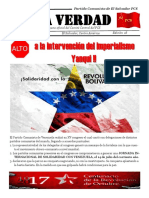 La Verdad, Órgano de Divulgación Del PCS, #18, Julio 2017