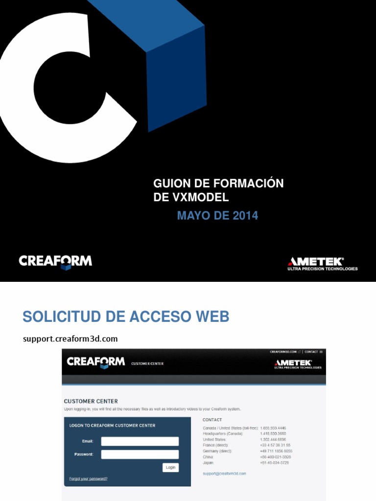 Guía de Instalación de VXmodel y VXelements | PDF | Point and Click ...