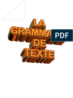 Grammaire de Texte