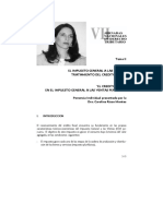 El Credito Fiscal en El IGV Peruano