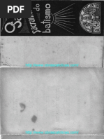 O Santo Sacramento Do Batismo - Frei Benvindo Destéfani