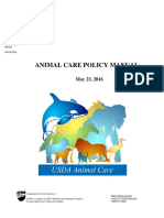 Animal Care Policy Manual