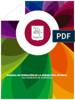 Manual de Operación de La Normateca Interna - Ayapango2017
