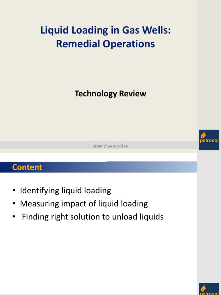 Liquid Loading Mitigation in Gas Wells | PDF | Oil Well | Lift (Force)