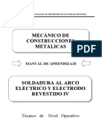 Soldadura Al Arco Eléctrico y Electrodo Revestido Iv PDF