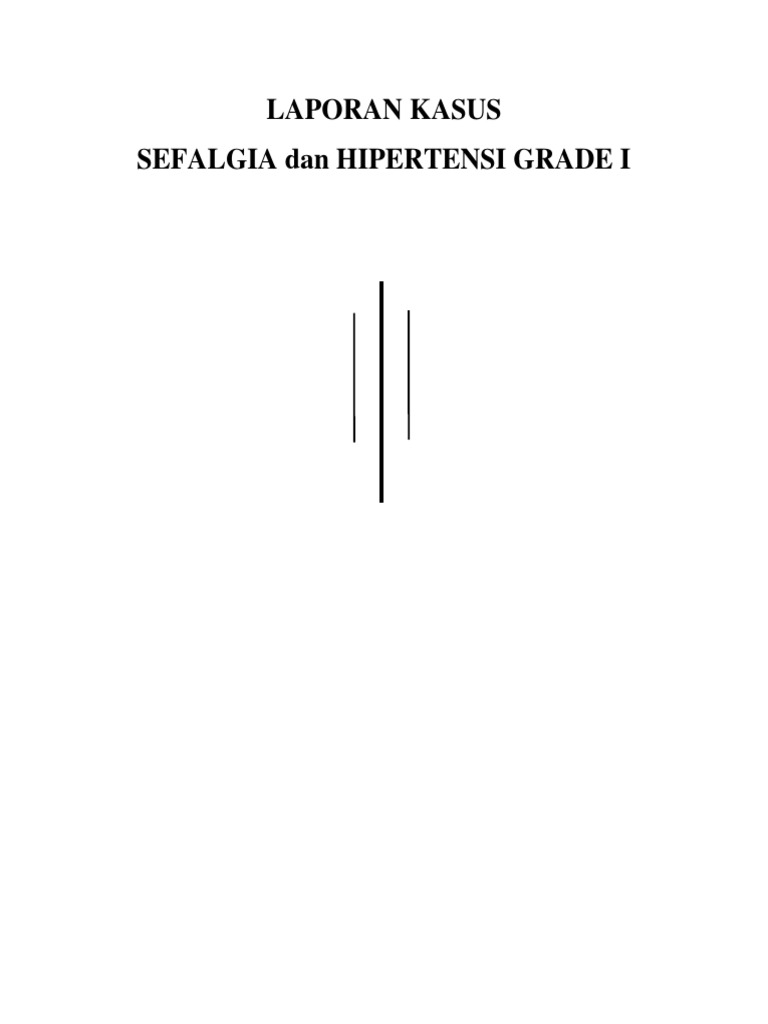 Sefalgia dan Hipertensi Grade I pada Pasien 53 Tahun | PDF