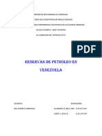 Principales Yacimientos Petrolíferos en Venezuela