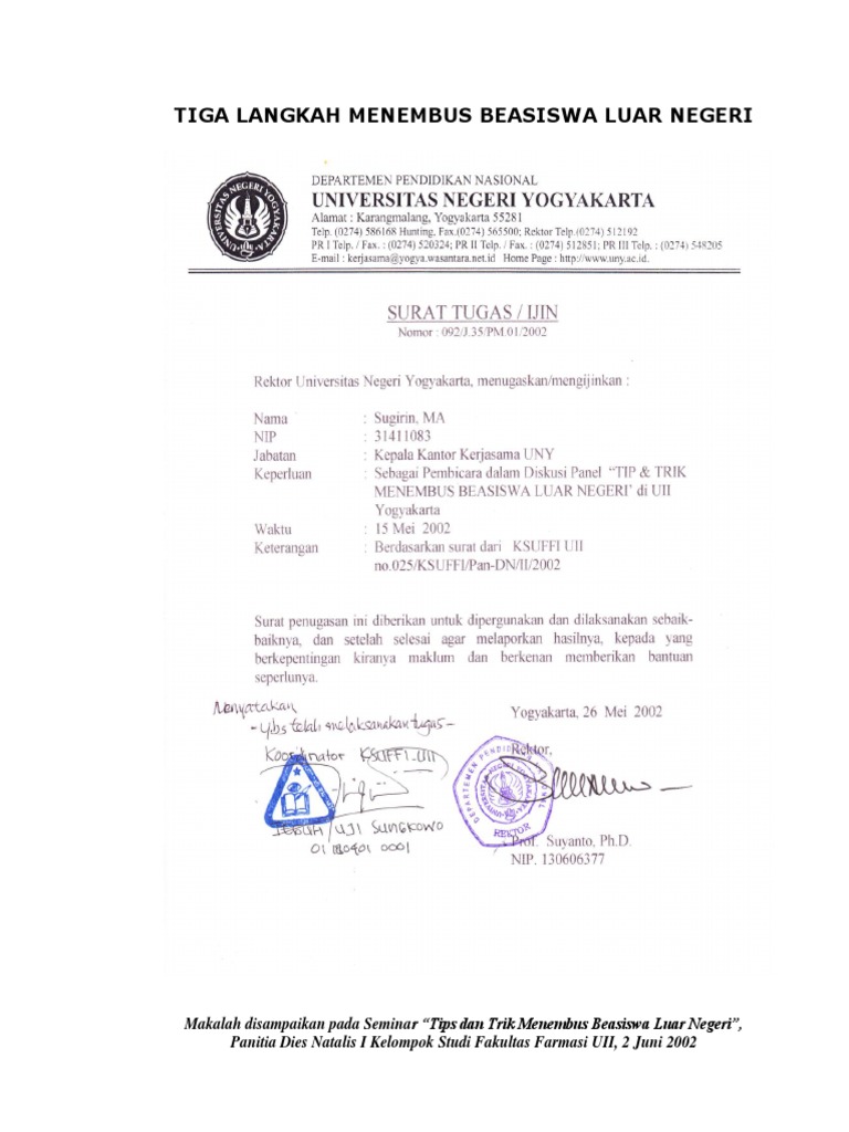 Contoh Cv Beasiswa Luar Negeri Pdf - Contoh CV Menarik