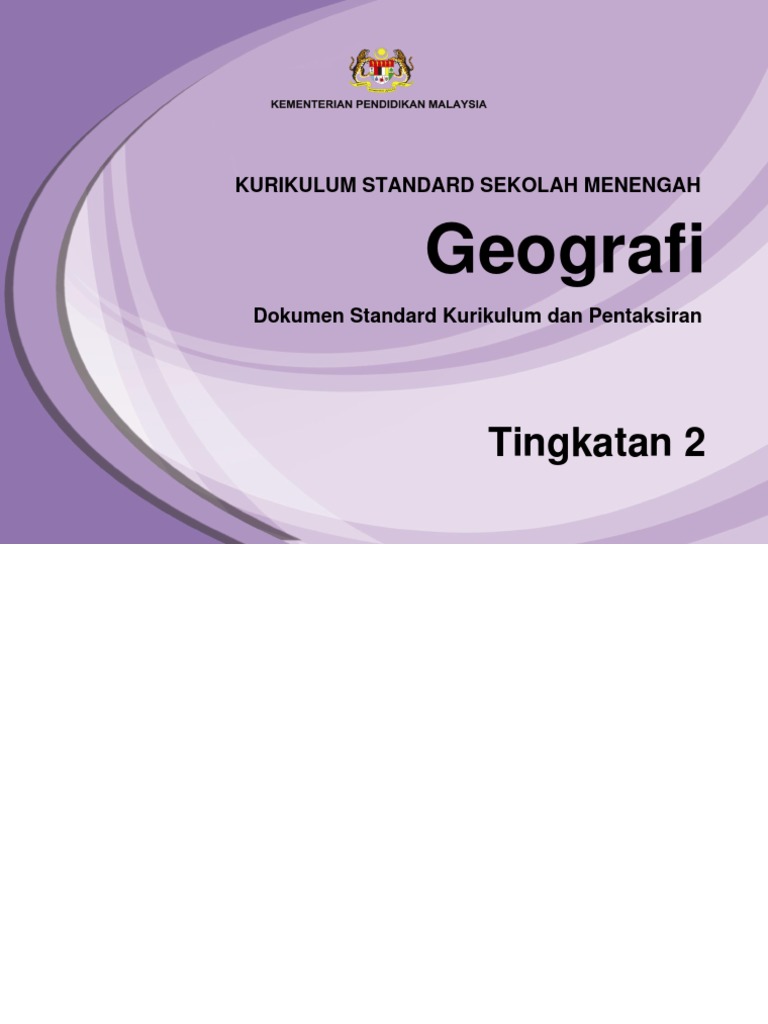 Dskp Kssm Geografi Tingkatan 2