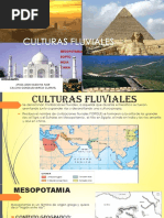 CULTURAS FLUVIALES (Mesopotamia Egipto China India)