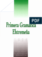 Primera Gramática Extremeña por Pablo Gonzálvez (1995) - Prólogo y Tema 1