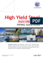 High Yield Steel X65,80,100