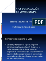 Competencias para la vida y los Instrumentos de evaluación