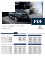 Peugeot Traveller: Listino Prezzi