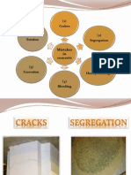 Crakes (2) Segregation (6) Erosion: Mistakes in Concrete