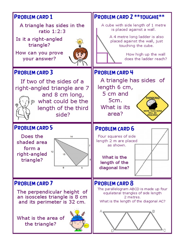 pythagoras problem solving pdf