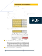 Dimensionamiento de estructura de concreto armado de 4 pisos