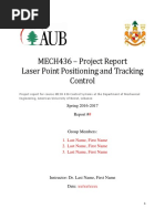 MECH436 Project Report Template Spring2017 Rev4